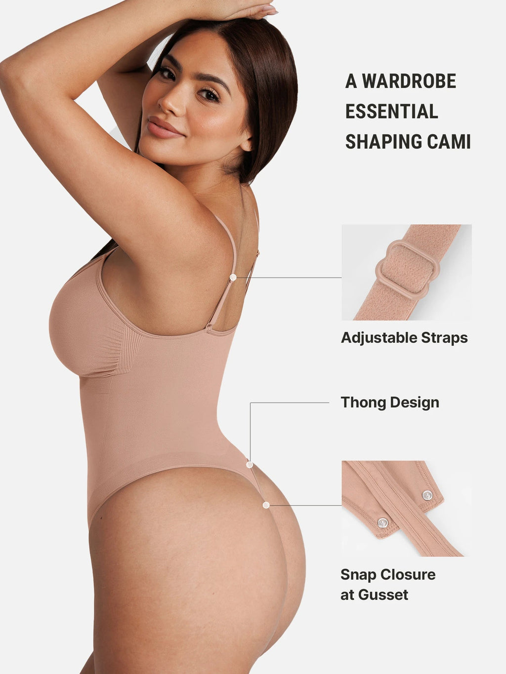 Kyra women's body sculpting seamless bodysuit belly support chest shape body shaper free bra hip lifting bodysuit