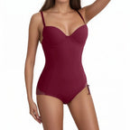Kyra women's body sculpting shapewear bodysuit belly support chest shape body shaper free bra hip lifting bodysuit